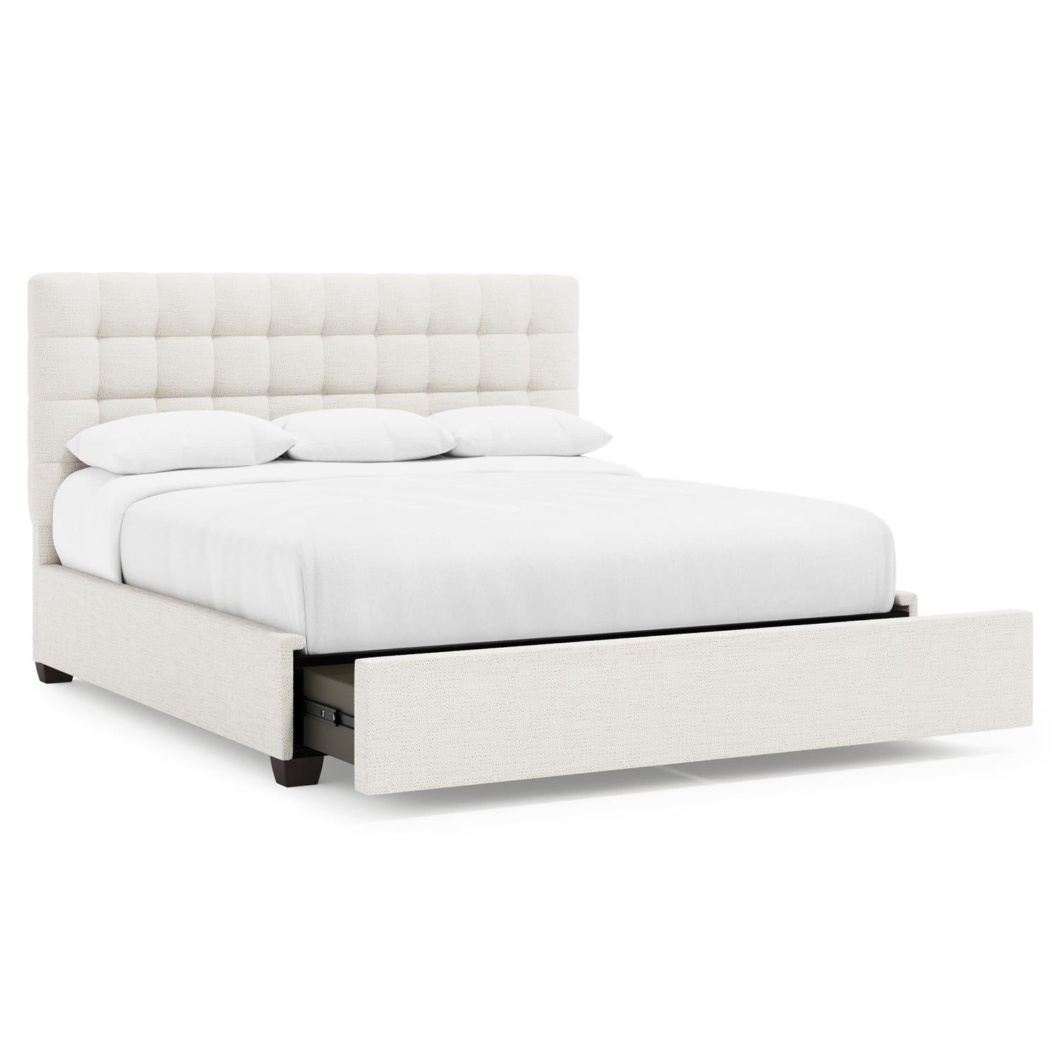 Bernhardt Avery Fabric Storage Panel Bed King (54.50" H) — K2161