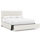 Bernhardt Avery Fabric Storage Panel Bed King (54.50" H) — K2161