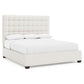 Bernhardt Avery Fabric Storage Panel Bed King (66" H) — K2162