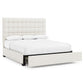 Bernhardt Avery Fabric Storage Panel Bed King (66" H) — K2162