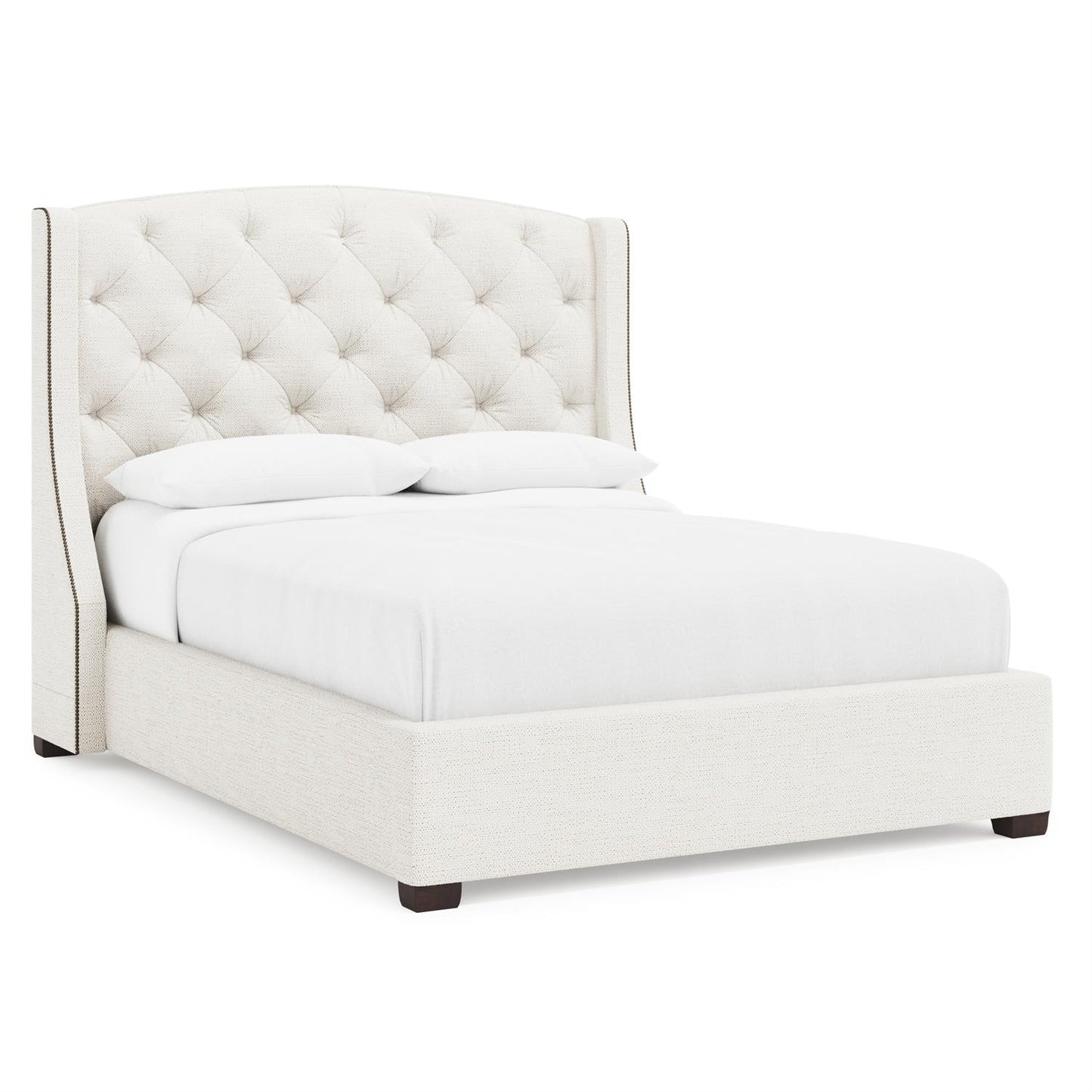 Bernhardt Jordan Fabric Storage Shelter Bed Queen (64" H) — K2164