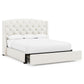 Bernhardt Jordan Fabric Storage Shelter Bed King (64" H) — K2166