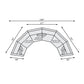 Bernhardt Soleil Fabric Sectional — K2177