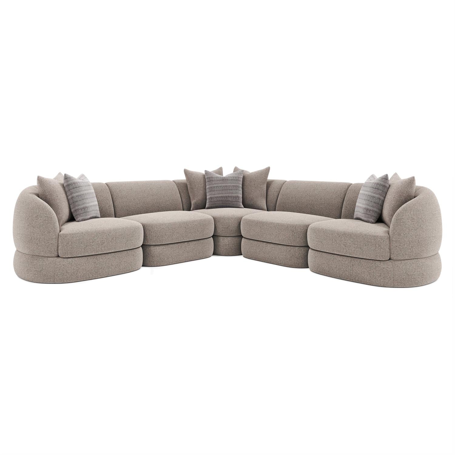 Bernhardt Sylvio Fabric Sectional — K2179
