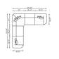Bernhardt Sylvio Fabric Sectional — K2179