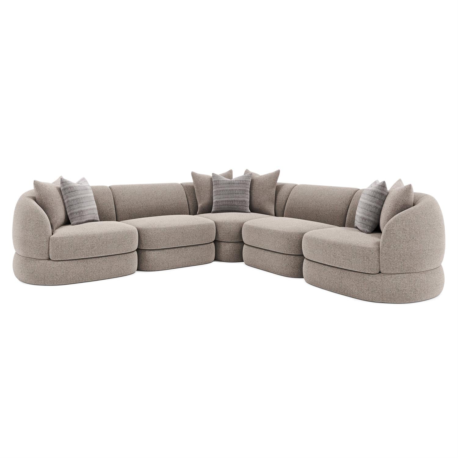 Bernhardt Sylvio Fabric Sectional — K2179