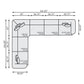 Bernhardt Sylvio Fabric Sectional — K2180