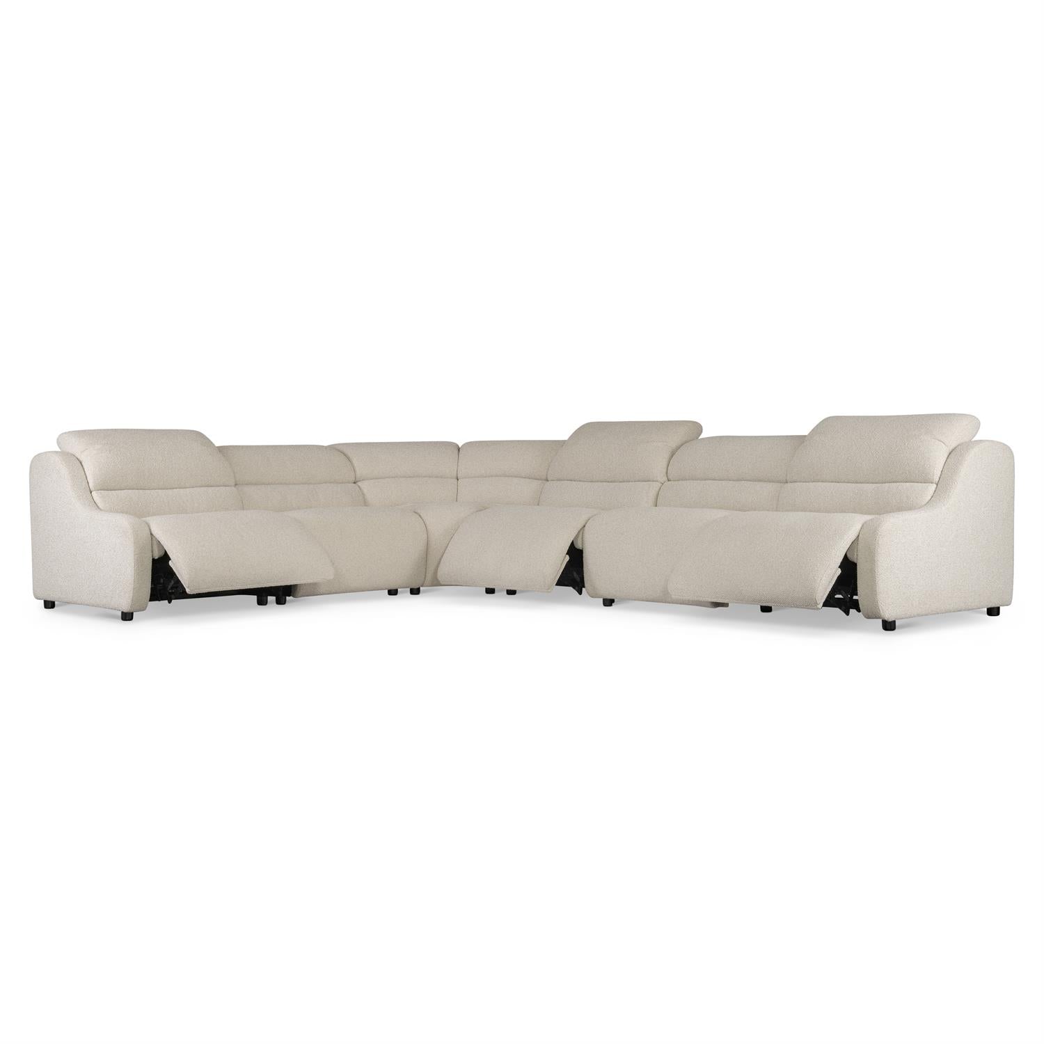 Bernhardt Gio Fabric Power Motion Sectional — K2182