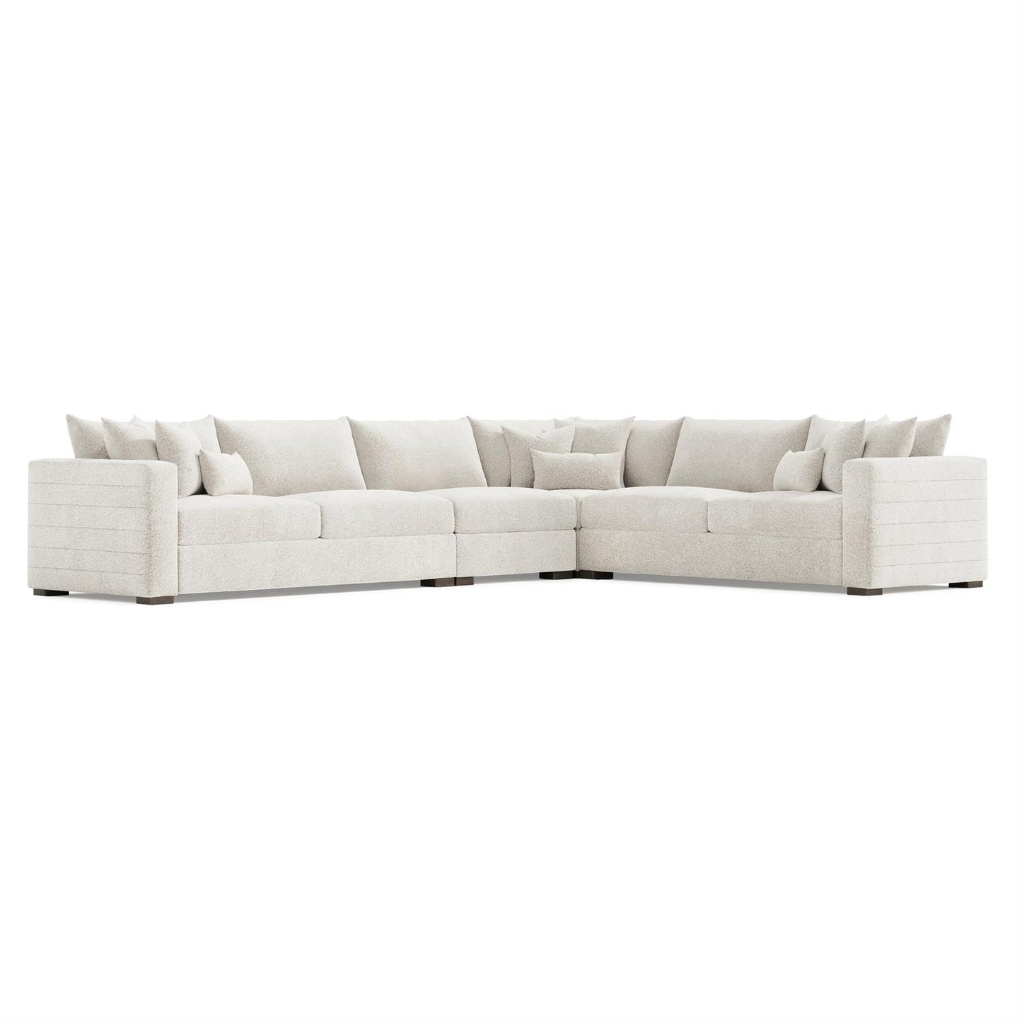 Bernhardt Helena Fabric Sectional Wood Foot — K2189