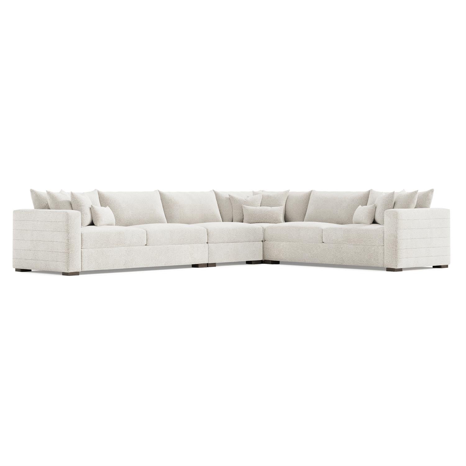 Bernhardt Helena Fabric Sectional Wood Foot — K2189