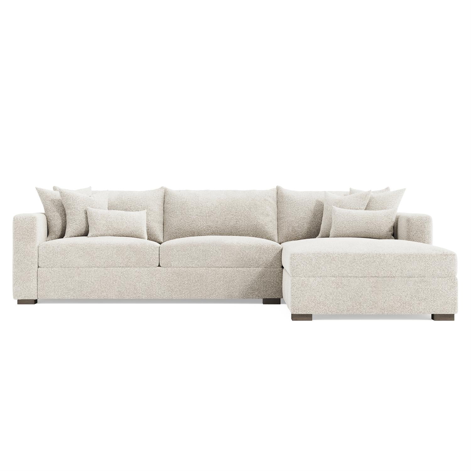 Bernhardt Helena Fabric Sectional Wood Foot — K2190