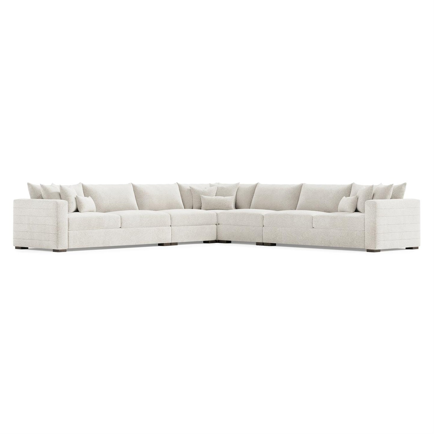Bernhardt Helena Fabric Sectional Wood Foot — K2194