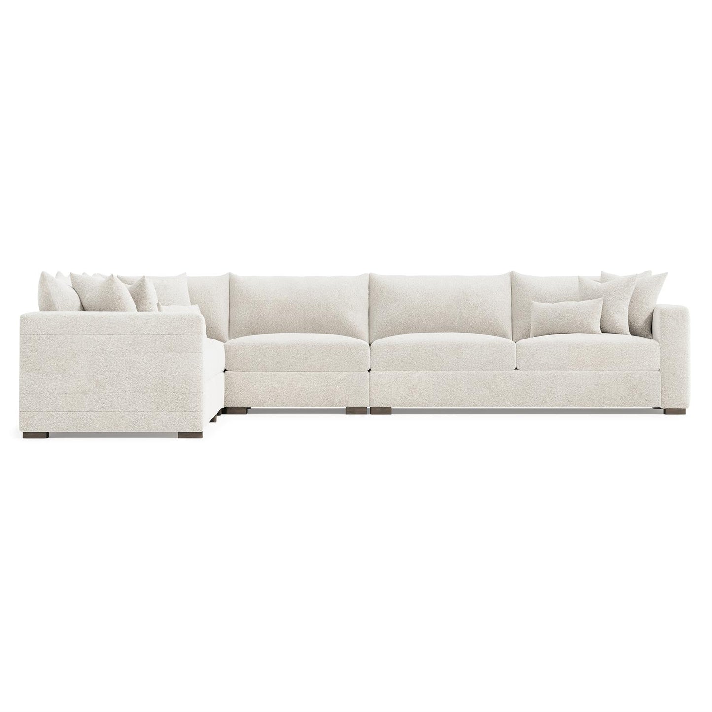Bernhardt Helena Fabric Sectional Wood Foot — K2194