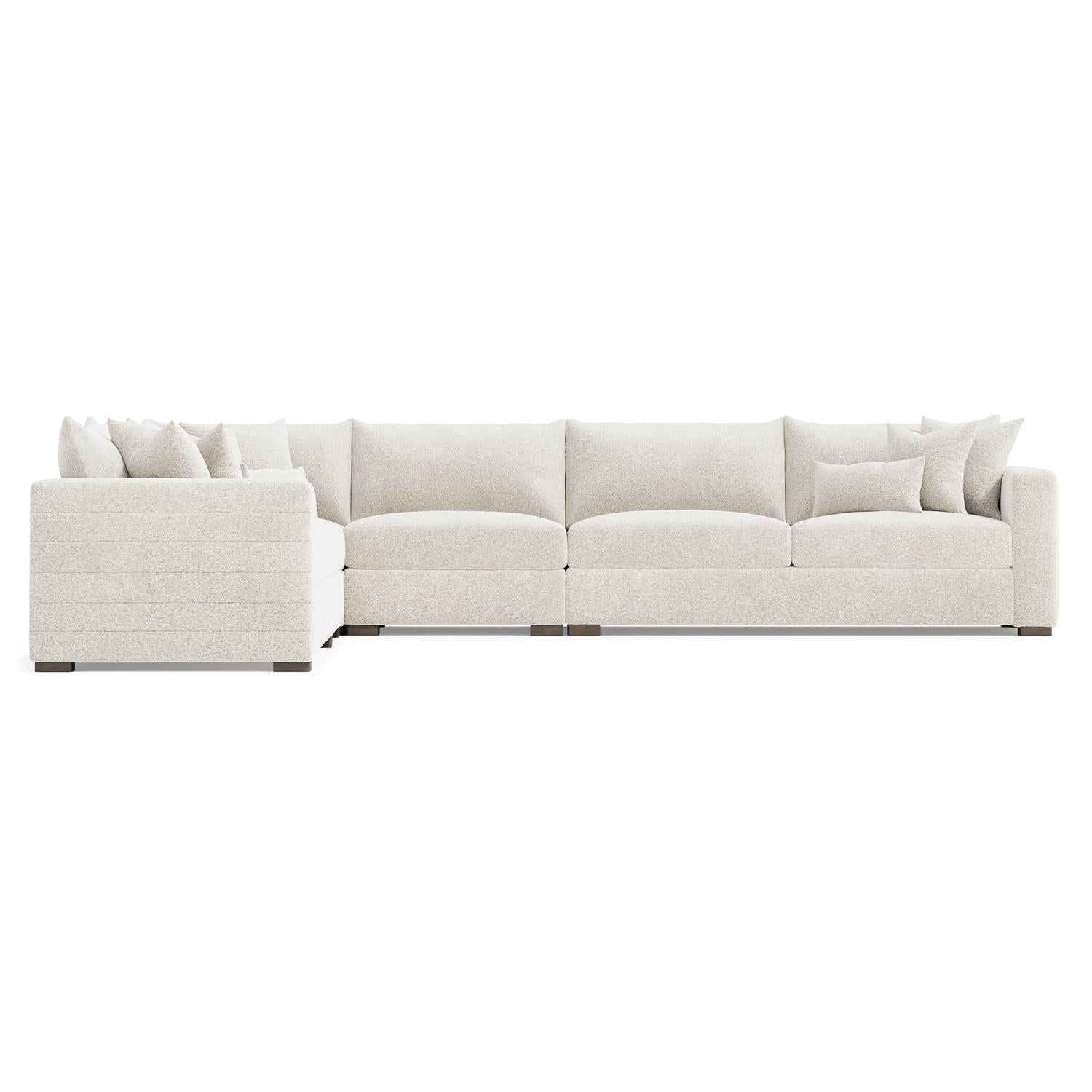Bernhardt Helena Fabric Sectional Wood Foot — K2194