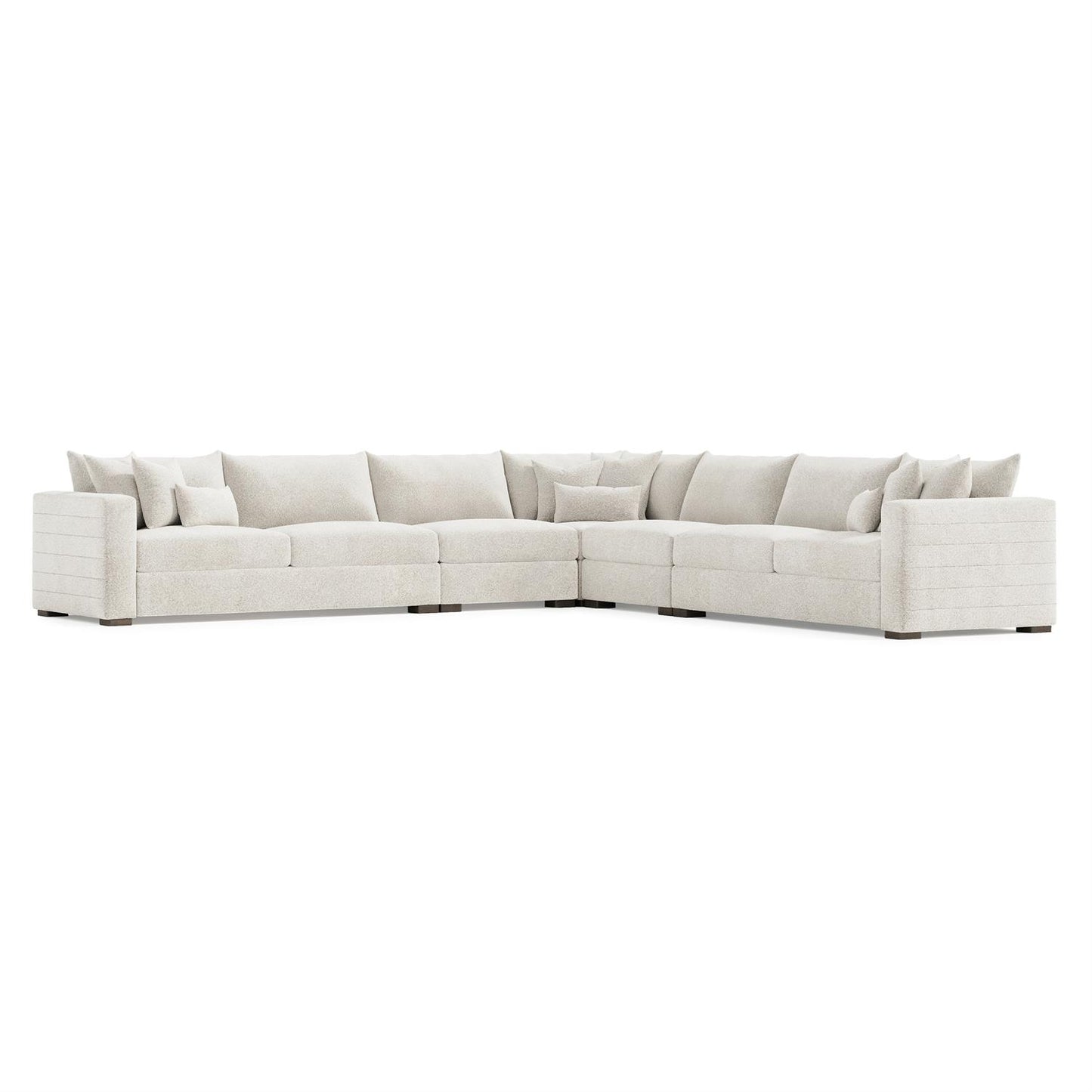 Bernhardt Helena Fabric Sectional Wood Foot — K2194