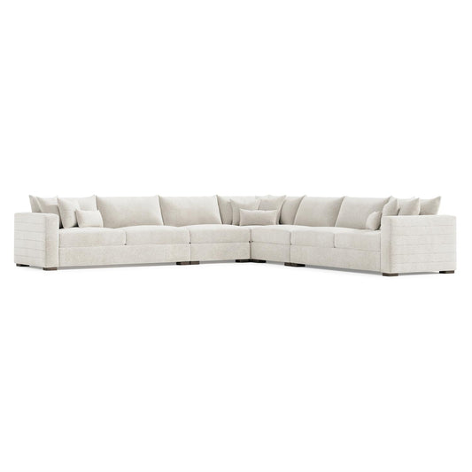 Bernhardt Helena Fabric Sectional Wood Foot — K2194