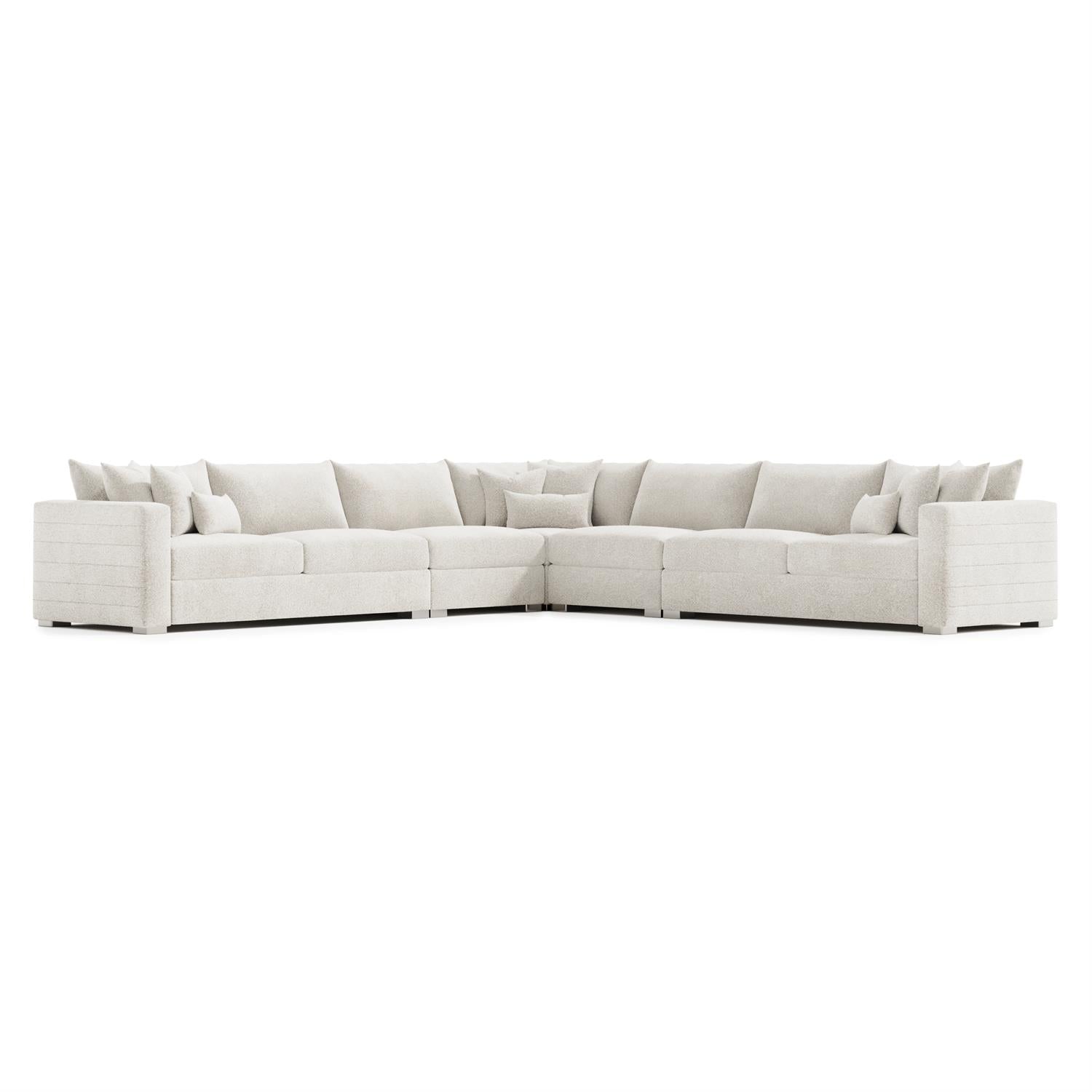 Bernhardt Helena Fabric Sectional Metal Foot — K2195