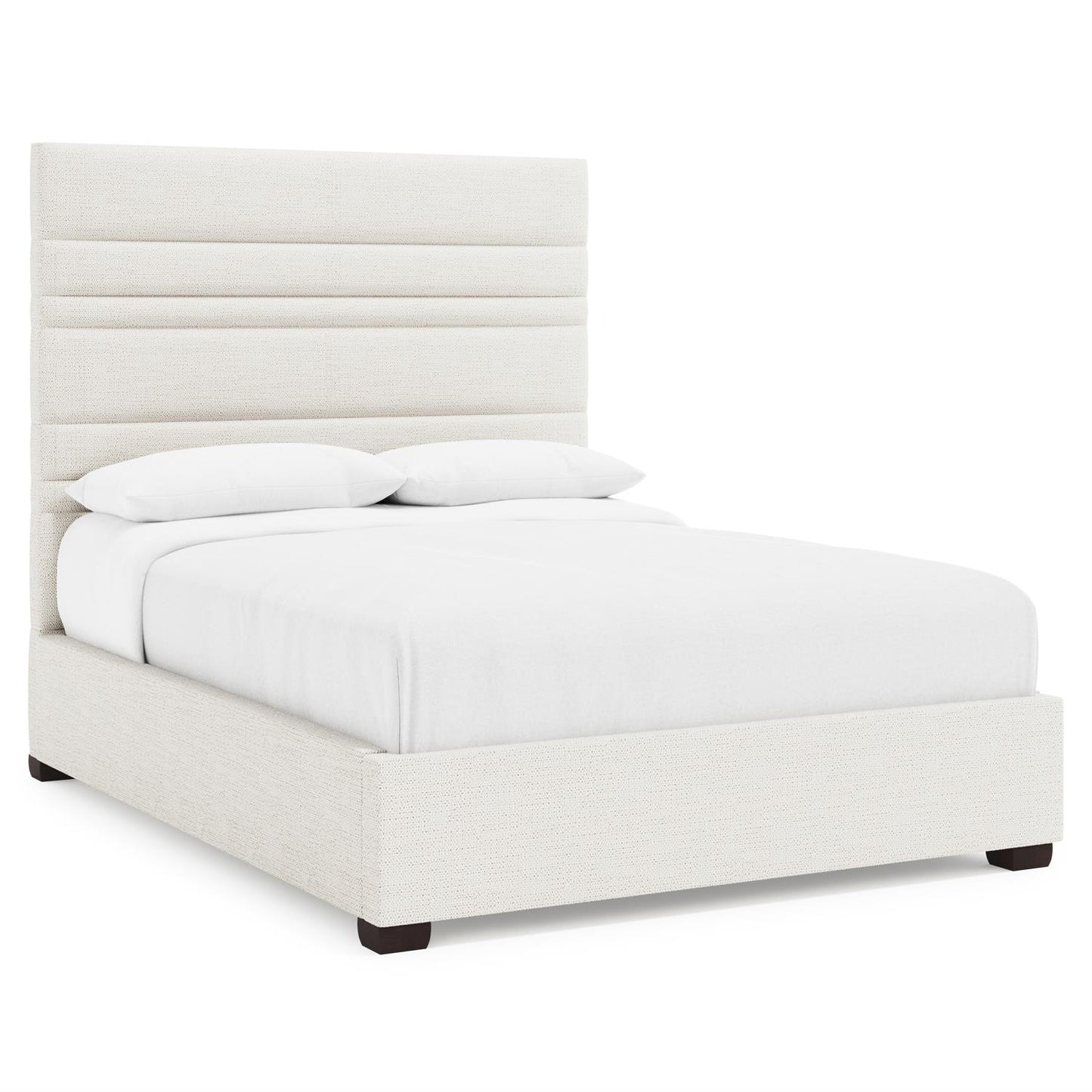 Bernhardt Murray Fabric Storage Panel Bed Queen — K2227