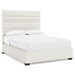 Bernhardt Murray Fabric Storage Panel Bed Queen — K2227