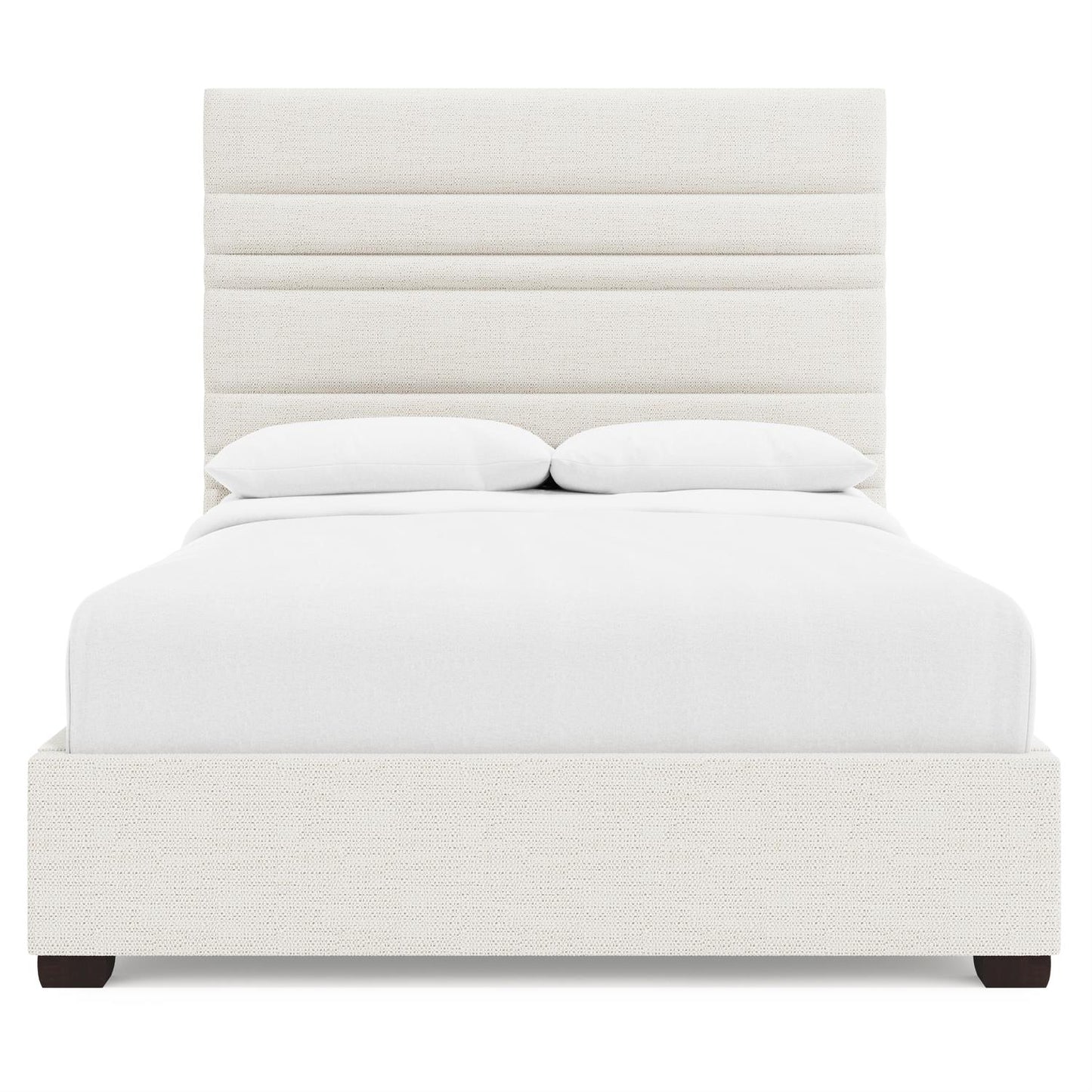 Bernhardt Murray Fabric Storage Panel Bed Queen — K2227