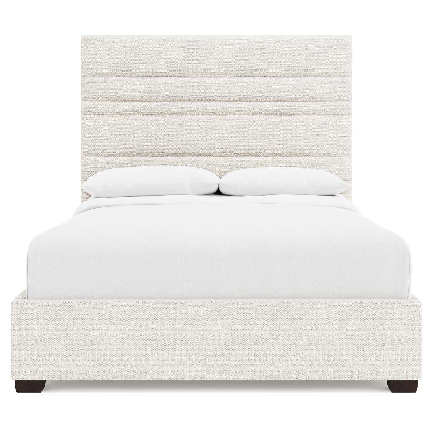 Bernhardt Murray Fabric Storage Panel Bed Queen — K2227