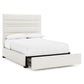 Bernhardt Murray Fabric Storage Panel Bed Queen — K2227
