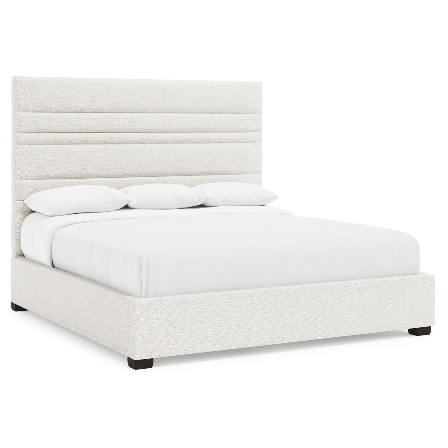 Bernhardt Murray Fabric Storage Panel Bed King — K2228