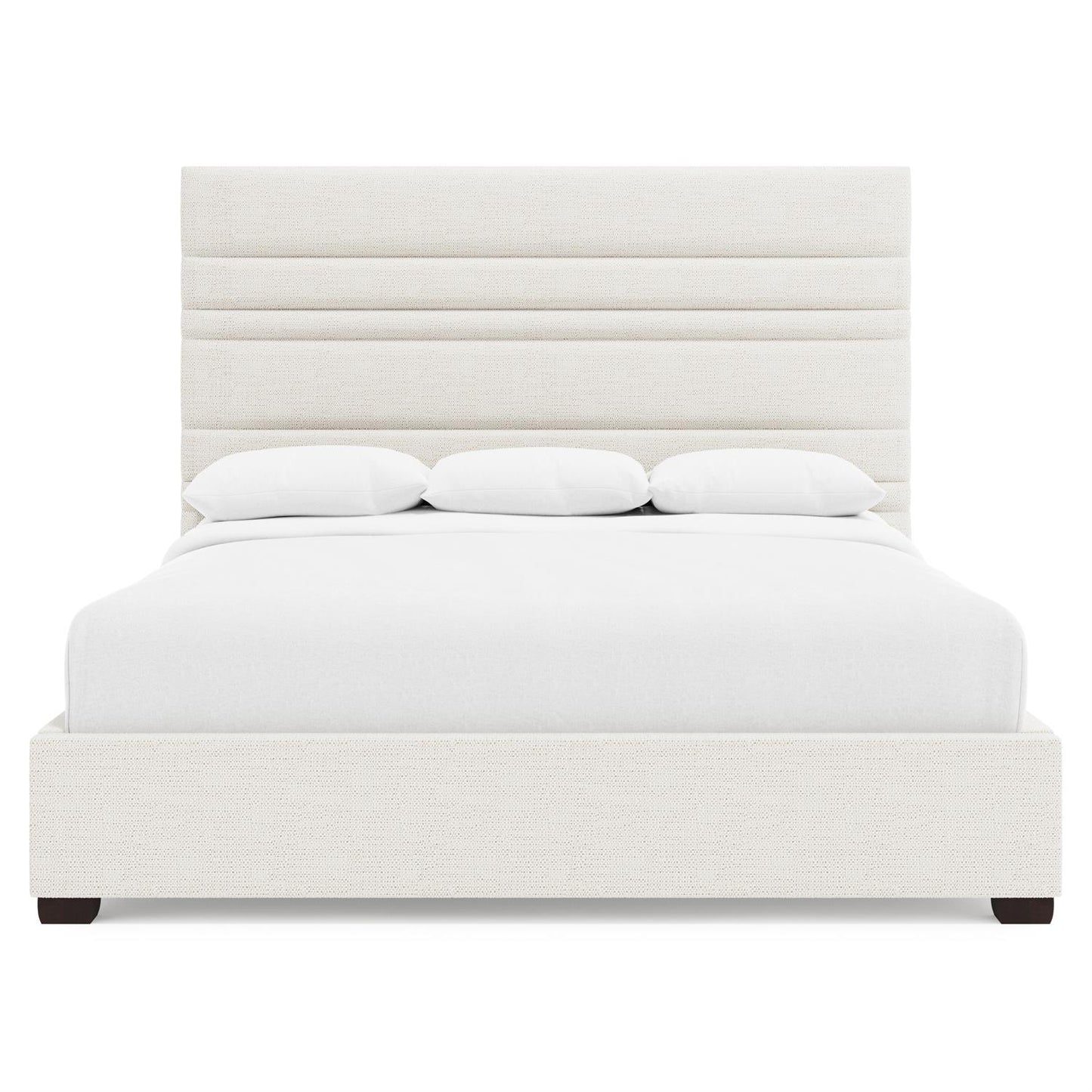 Bernhardt Murray Fabric Storage Panel Bed King — K2228