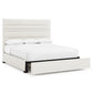Bernhardt Murray Fabric Storage Panel Bed King — K2228