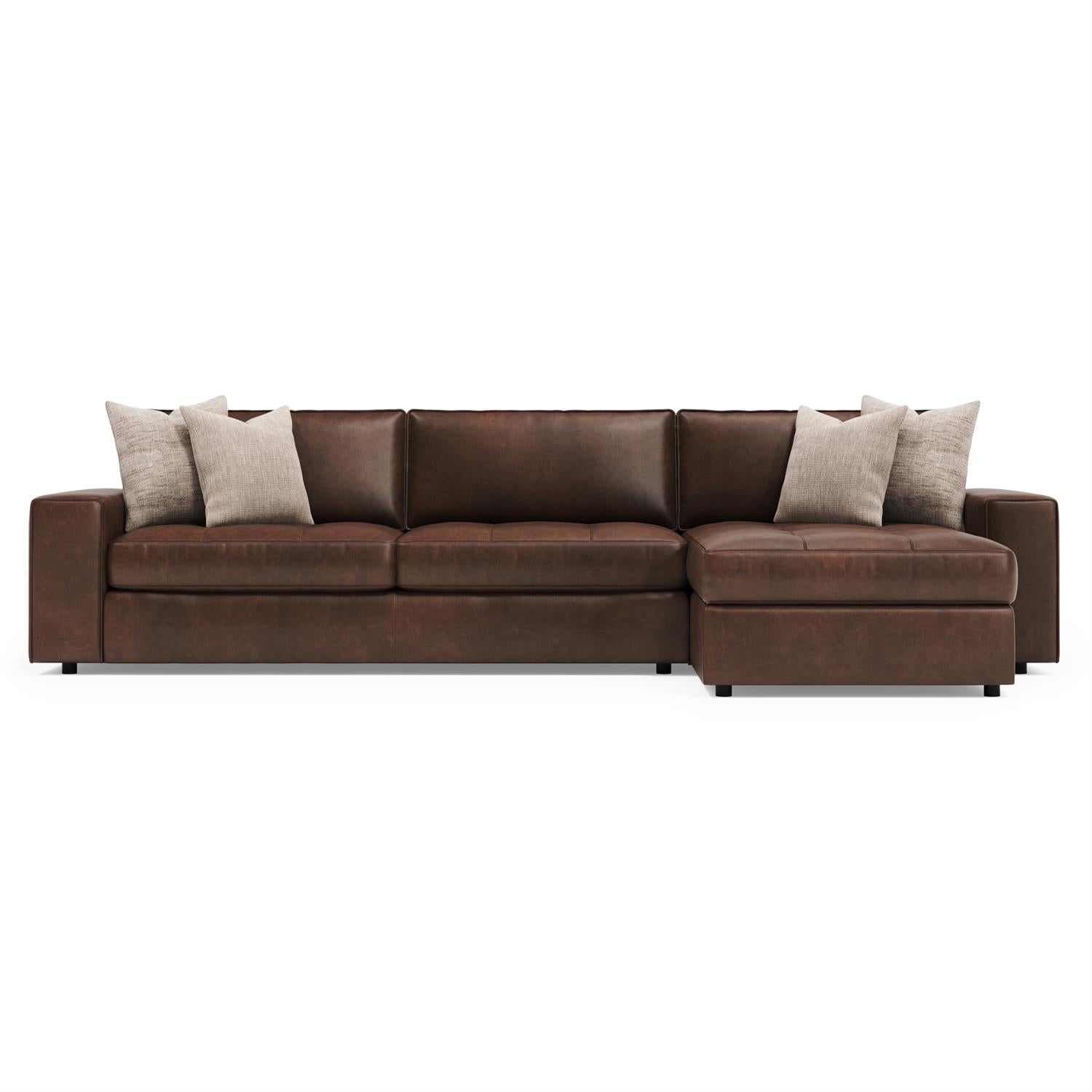 Bernhardt Nest Leather Sectional — K2235