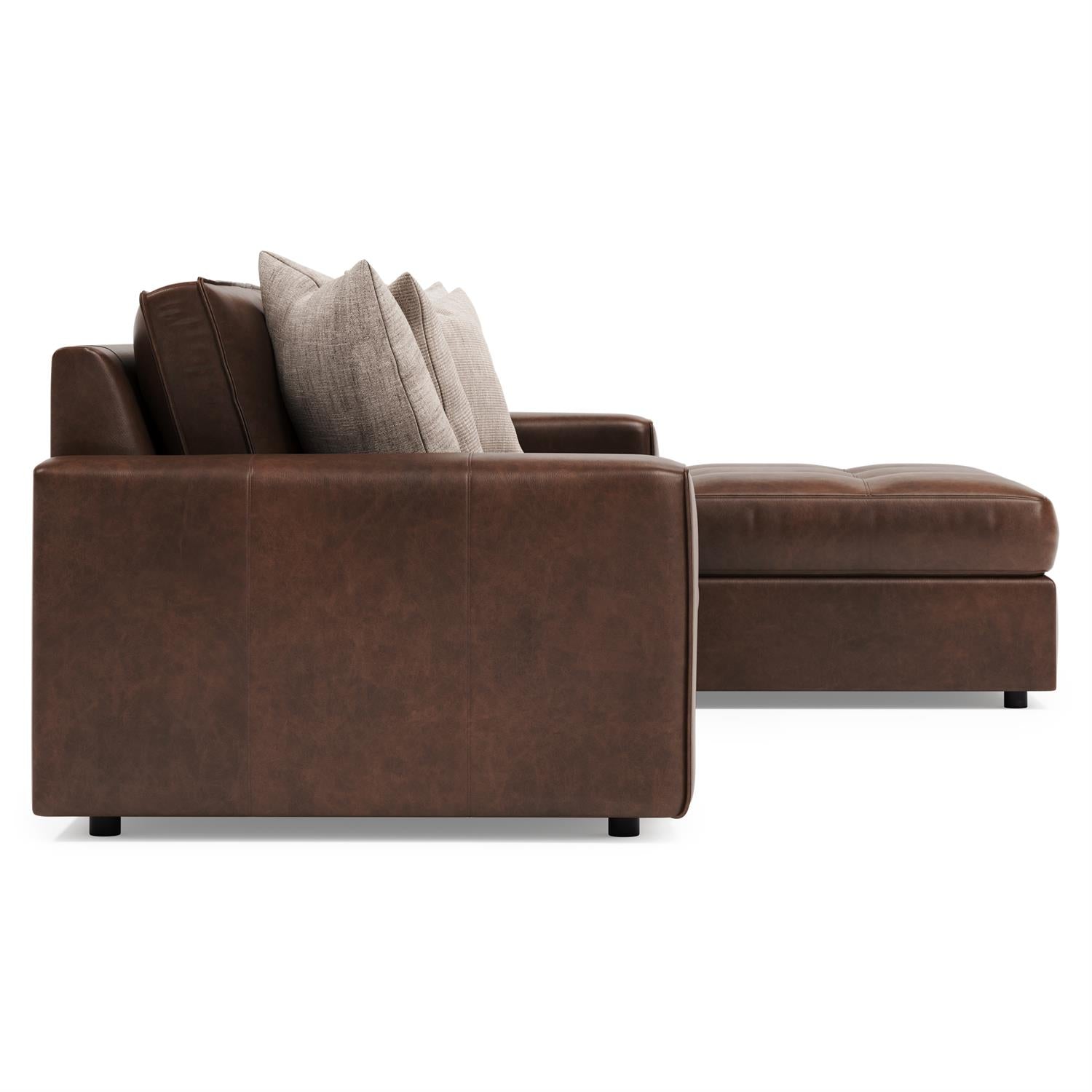 Bernhardt Nest Leather Sectional — K2235