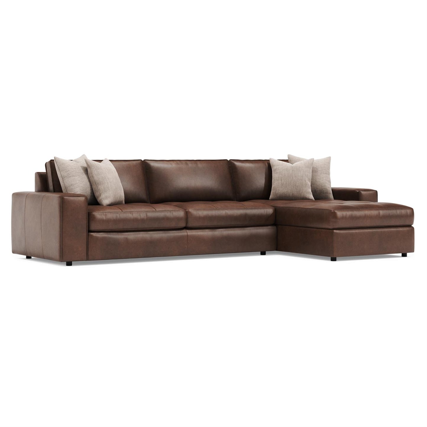 Bernhardt Nest Leather Sectional — K2235