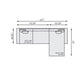 Bernhardt Nest Leather Sectional — K2236