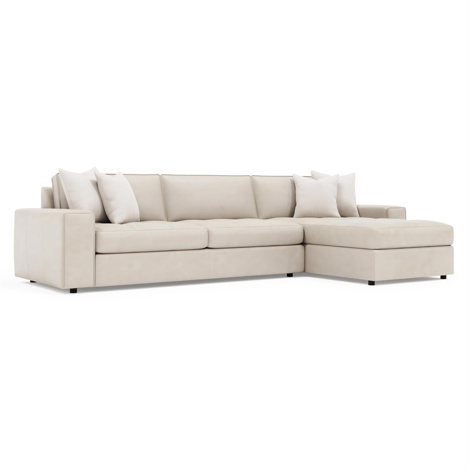 Bernhardt Nest Leather Sectional — K2236