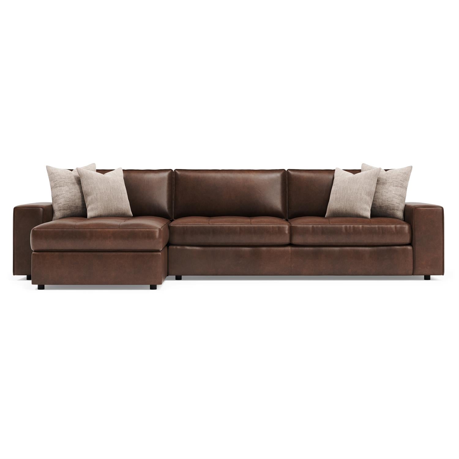 Bernhardt Nest Leather Sectional — K2237