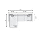 Bernhardt Nest Leather Sectional — K2237