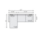 Bernhardt Nest Leather Sectional — K2238