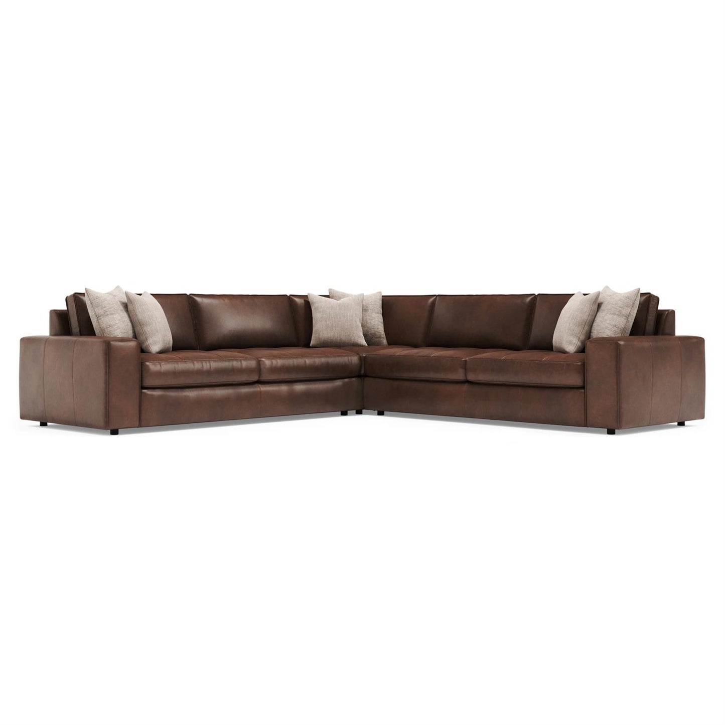 Bernhardt Nest Leather Sectional — K2239