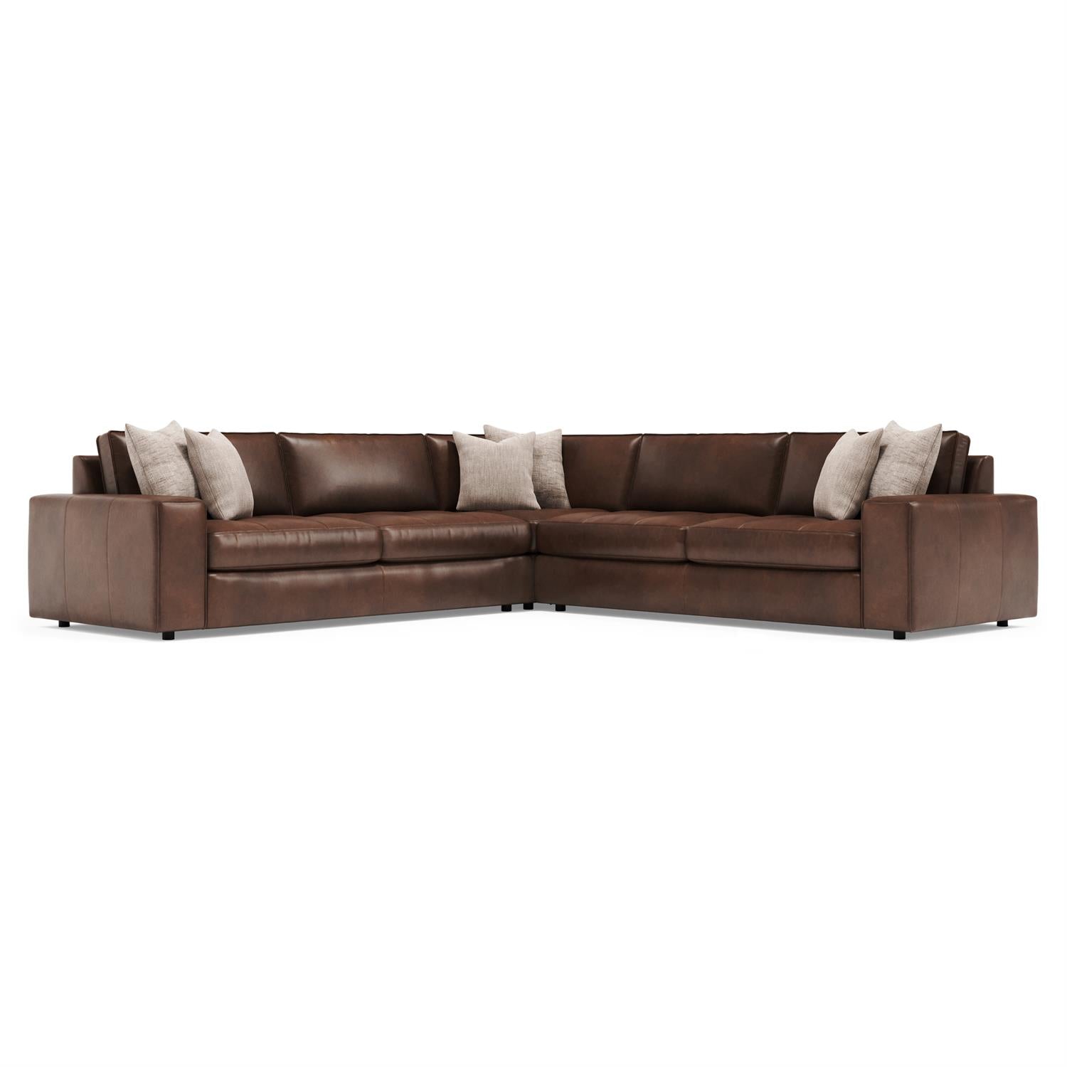 Bernhardt Nest Leather Sectional — K2239