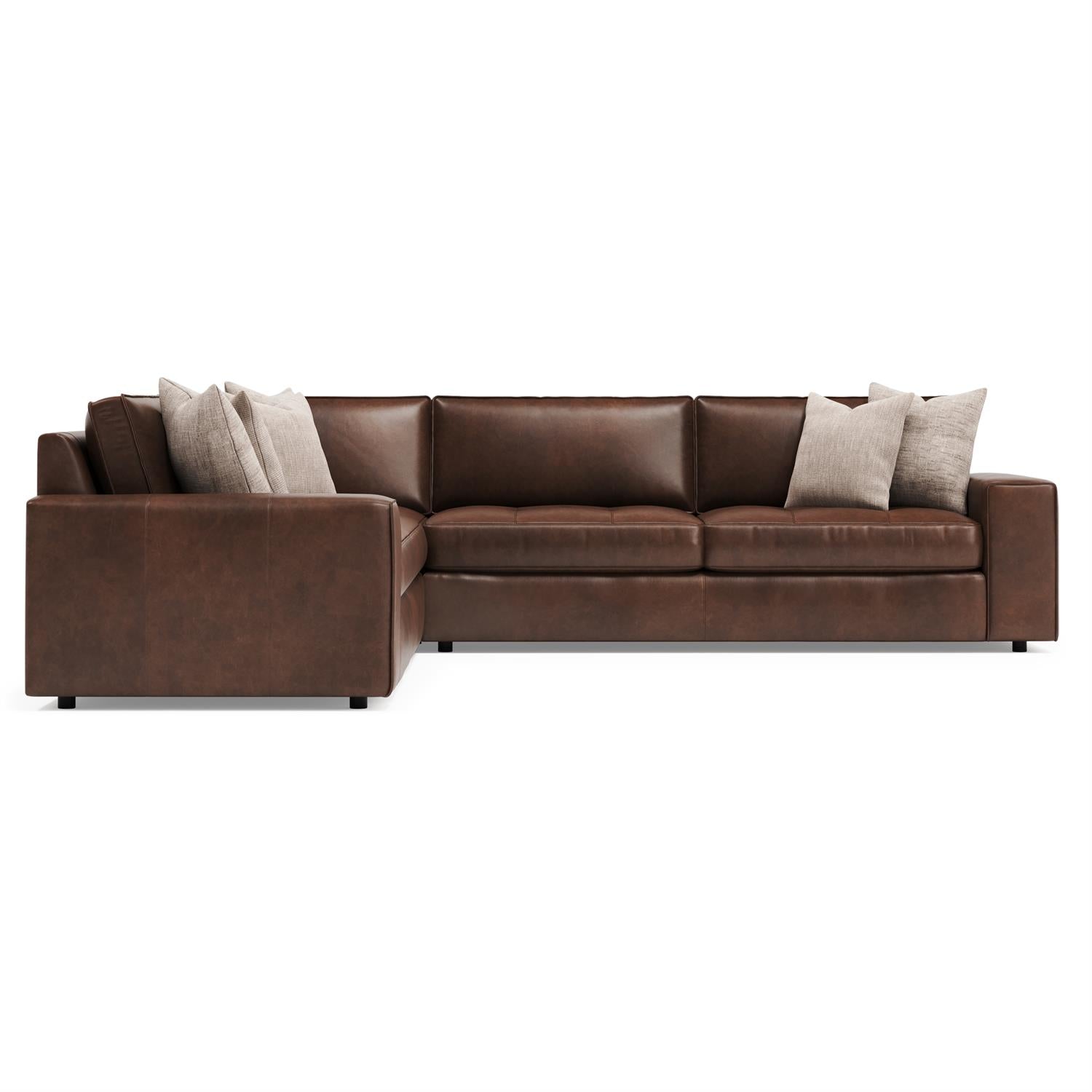 Bernhardt Nest Leather Sectional — K2239