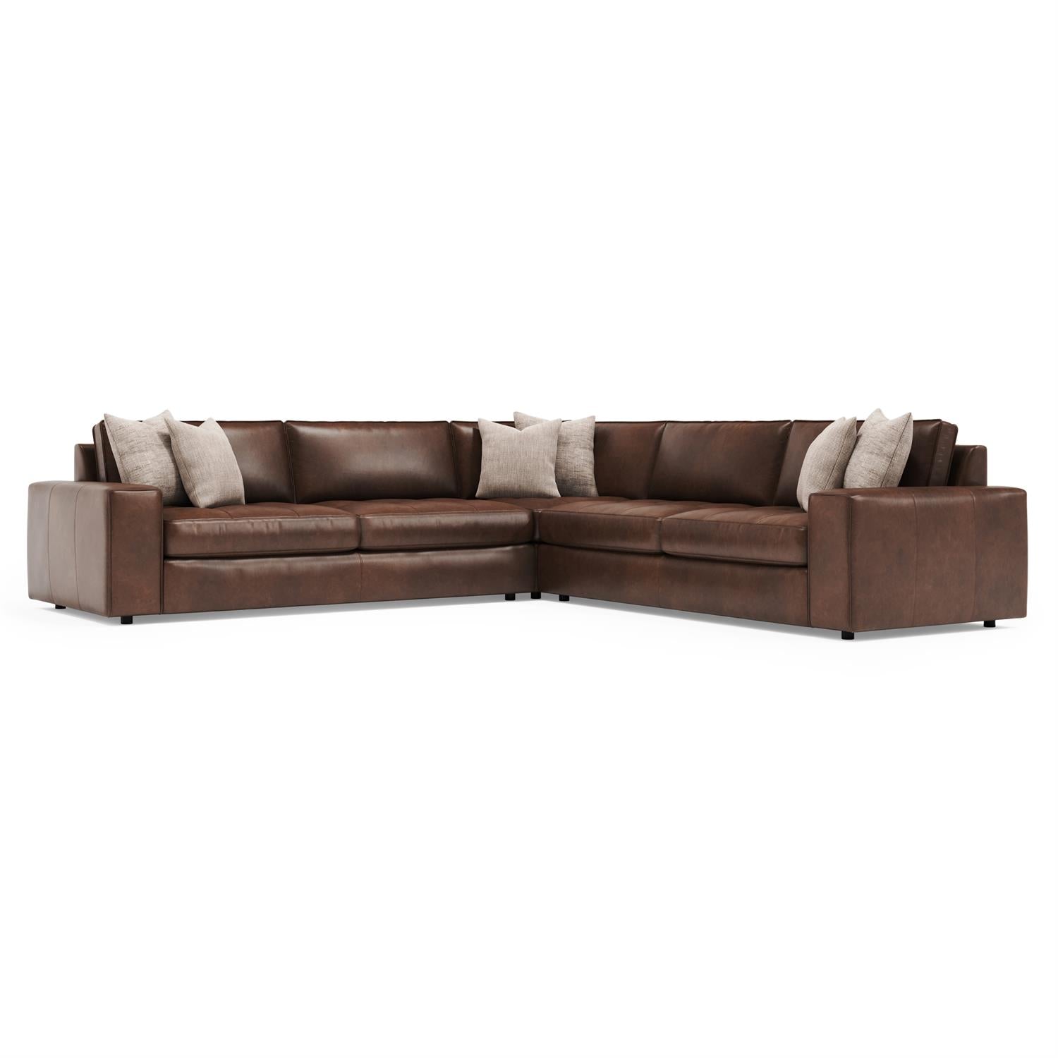 Bernhardt Nest Leather Sectional — K2239