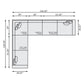 Bernhardt Nest Leather Sectional — K2241