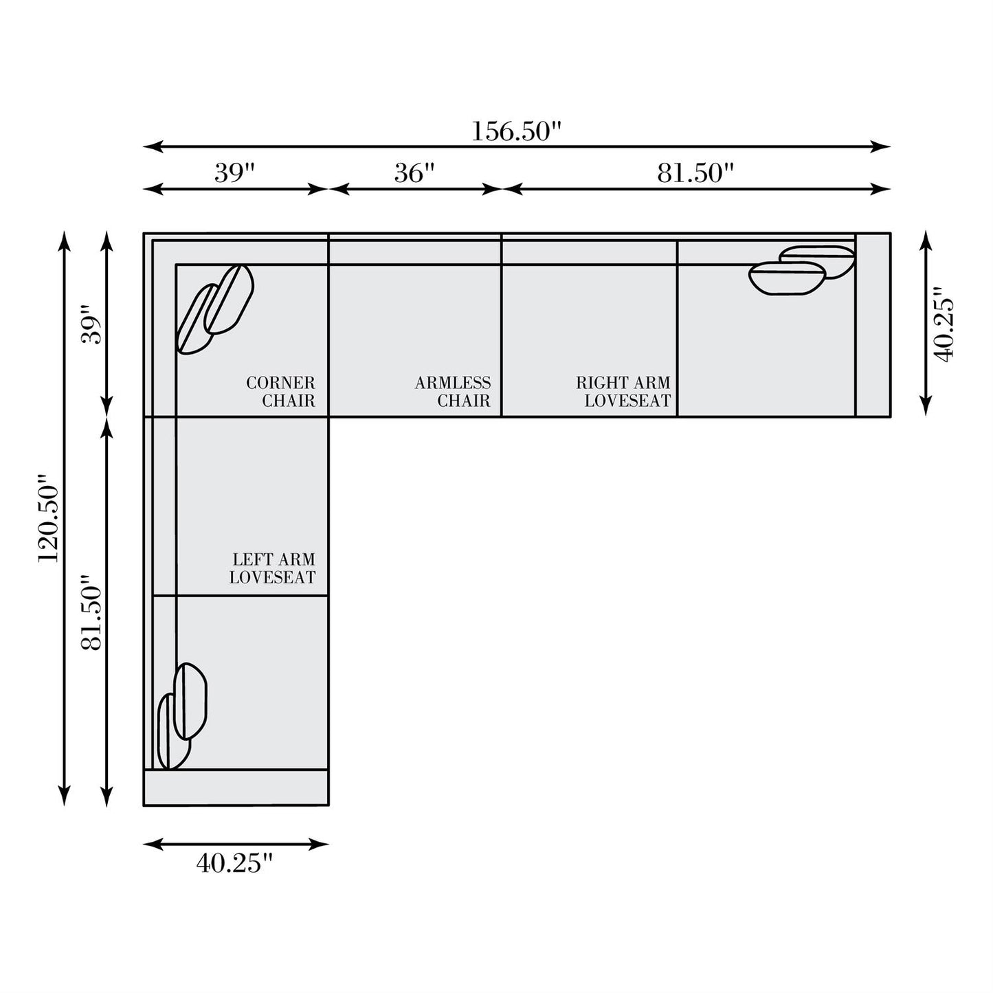 Bernhardt Nest Leather Sectional — K2242