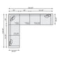 Bernhardt Nest Leather Sectional — K2242