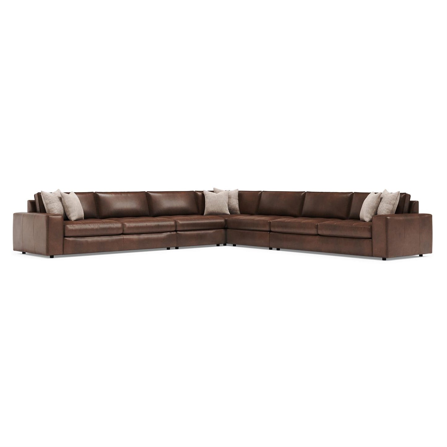 Bernhardt Nest Leather Sectional — K2243
