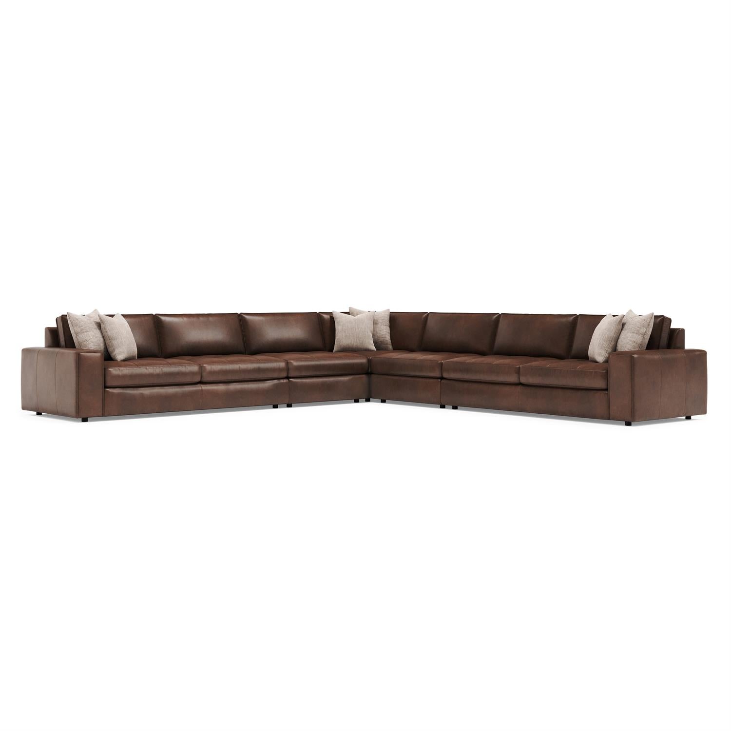 Bernhardt Nest Leather Sectional — K2243