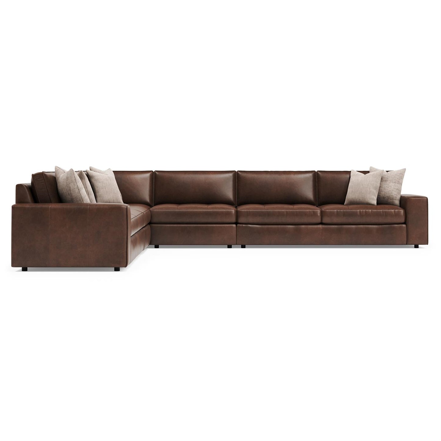 Bernhardt Nest Leather Sectional — K2243