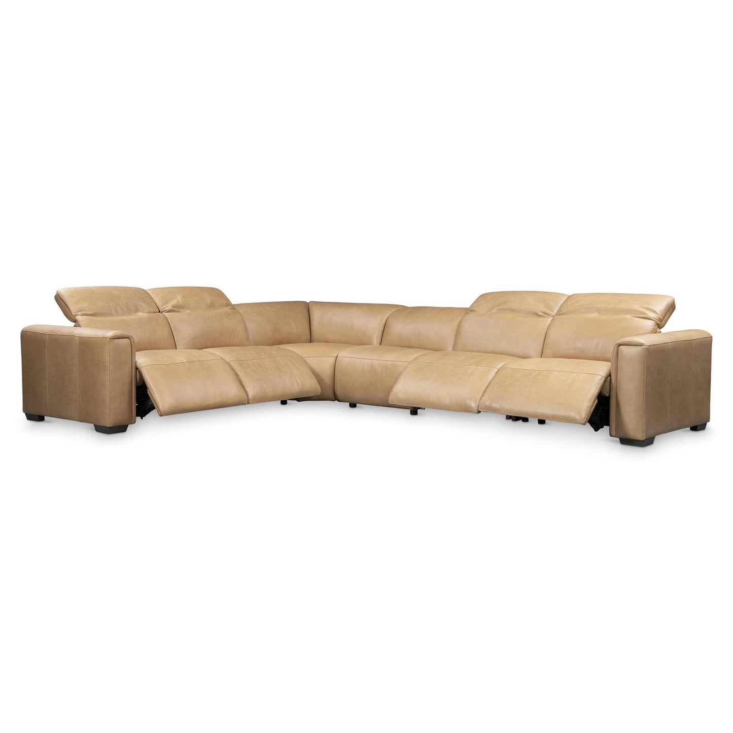 Bernhardt Billings Leather Power Motion Sectional — K2248