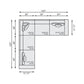 Bernhardt Vista Fabric Sectional — K2251