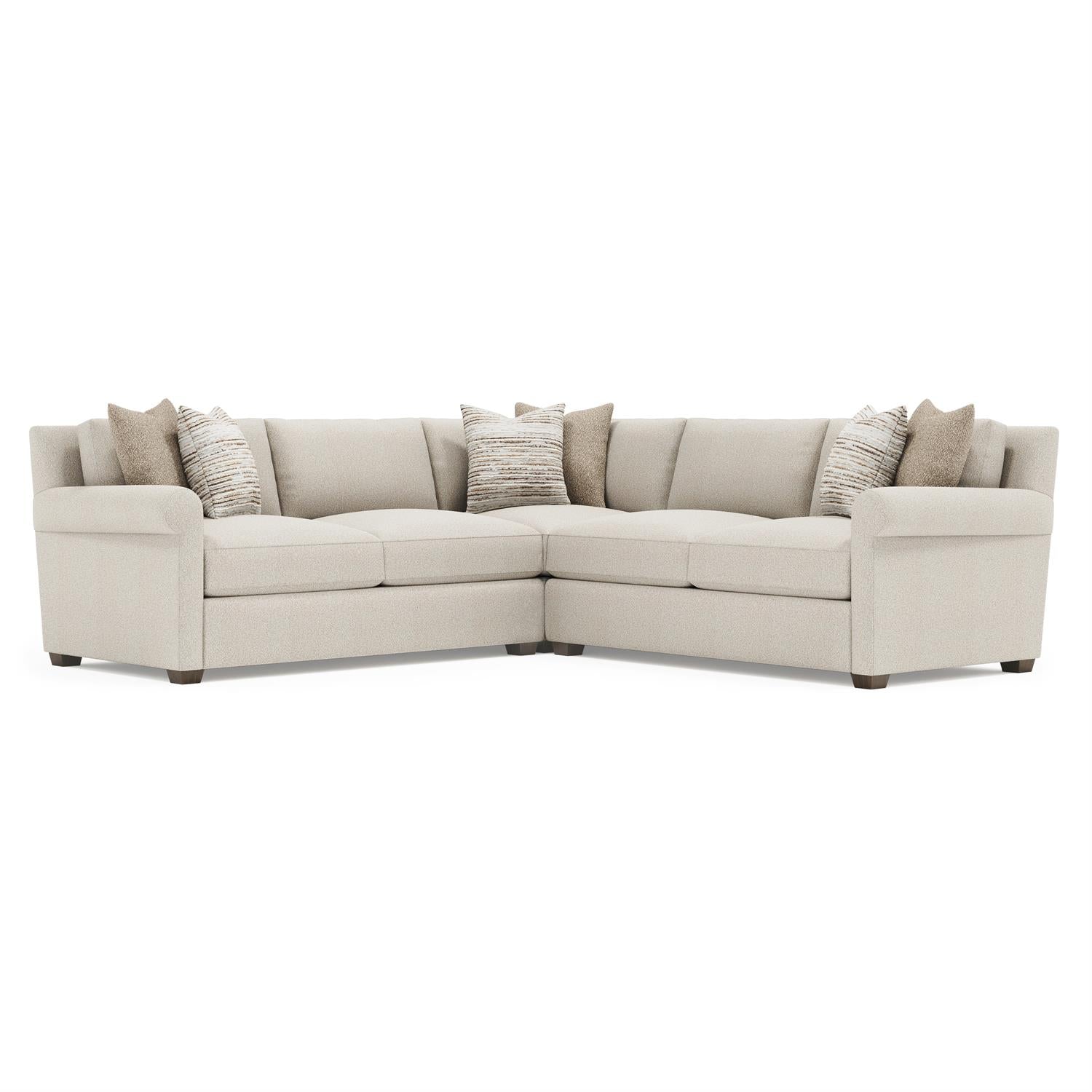 Bernhardt Barnes Fabric Sectional — K2263